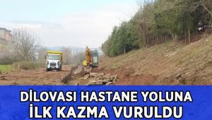 Dilovası Hastane Yoluna ilk kazma vuruldu