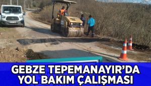 Gebze Tepemanayır’da bozulan yola bakım