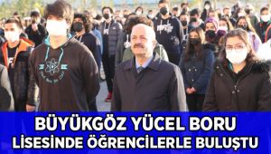 Güler ve Büyükgöz Yücel Boru Lisesi’nde Bayrak Töreninde