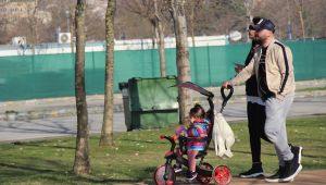 Kış günü 20 derece hava, şaşkına çevirdi