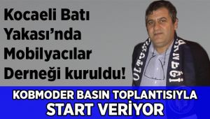 KOBMODER basın toplantısıyla start veriyor!