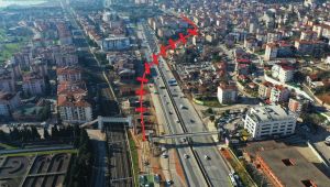 Kuruçeşme’de tramvay için 130 adet fore kazık çakıldı
