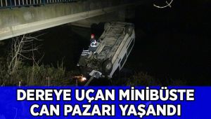 Suyun ortasında dakikalarca kurtarılmayı bekledi