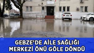 Aile Sağlığı Merkezi önü göle döndü!
