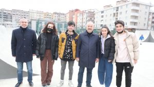 Başkan Büyükgöz tatil gününü gençlere ayırdı