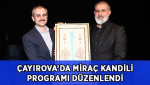 Çayırova’da Miraç Kandili programı düzenlendi