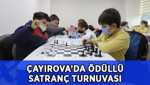 Çayırova’da ödüllü satranç turnuvası