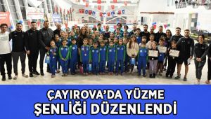 Çayırova'da Yüzme Şenliği düzenlendi