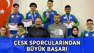 ÇESK sporcularının başarısı
