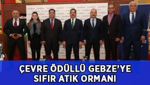 Çevre Ödüllü Gebze’ye Sıfır Atık Ormanı Kurulacak