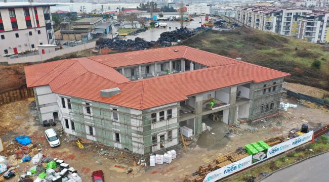 Gebze Beyaz Kalpler’de çatı kaplaması tamam