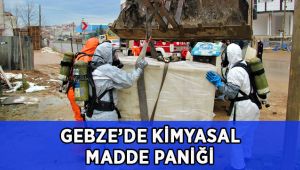 Gebze’de kimyasal madde paniği