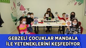 Gebzeli çocuklar mandala sanatı ile yeteneklerini keşfediyor