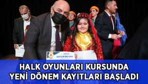 Halk oyunları kursu yeni dönem kayıtları başladı