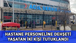 Hastane personeline dehşeti yaşatan 2 şahıs tutuklandı
