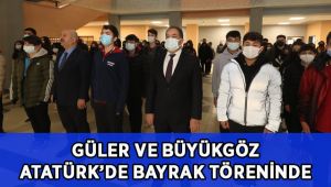 Kaymakam Güler ve Başkan Büyükgöz Atatürk Anadolu Lisesi’nde