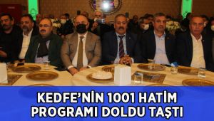KEDFE’nin 1001 Hatim programı doldu taştı