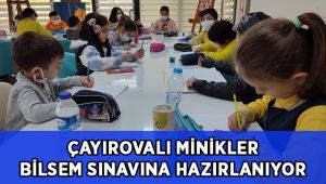 Öğrenciler BİLSEM sınavına hazırlanıyor