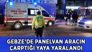 Panelvan aracın çarptığı yaya ağır yaralandı