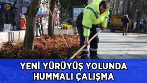 Yeni Yürüyüş Yolu’nda hummalı çalışma