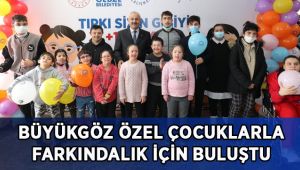 Başkan Büyükgöz Özel Çocuklarla Farkındalık İçin Buluştu