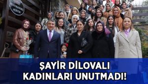 Başkan Şayir, Dilovalı kadınları unutmadı!