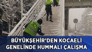 Büyükşehir’den Kocaeli genelinde hummalı çalışma