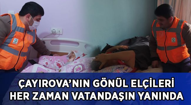 Çayırova'nın gönül elçileri vatandaşın yanında!