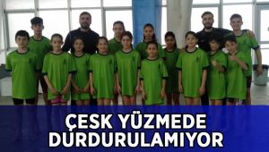 ÇESK yüzmede durdurulamıyor