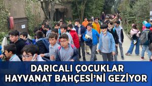 Darıcalı çocuklar Hayvanat Bahçesi’ni geziyor
