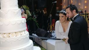 Didem ve Selim muhteşem törenle evlendi!