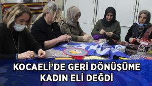 Geri dönüşüme kadın eli değdi