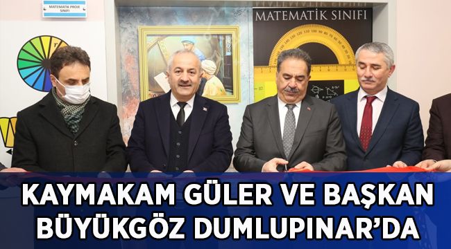 Güler ve Büyükgöz Dumlupınar İmam Hatip Ortaokulu’nda