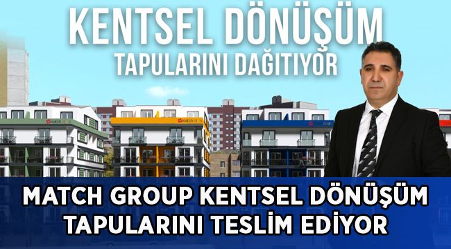 İlk kentsel dönüşüm projesinde tapular sahiplerine veriliyor!
