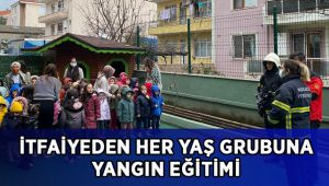 Kocaeli İtfaiyesinden her yaş grubuna yangın eğitimi