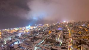 Kocaeli'nin kış manzarası mest etti