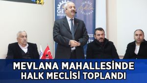Mevlana’da Halk Meclisi Toplantısı