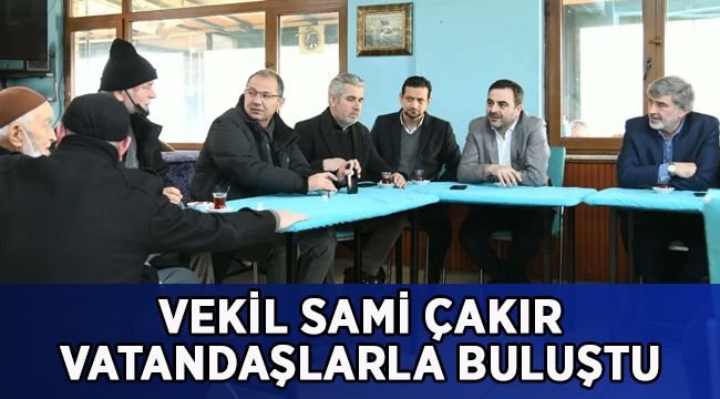Milletvekili Sami Çakır Başiskele'de vatandaşlarla bir araya geldi