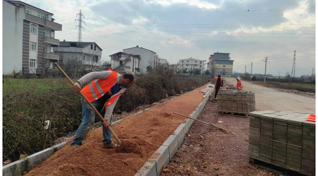 Selimiye Caddesine bin metrelik kaldırım