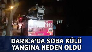 Soba külü yangın çıkardı