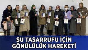 Su tasarrufu için gönüllülük hareketi