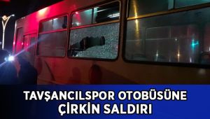 Takım otobüsüne taşlı saldırı: 1 futbolcu yaralandı