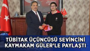 TÜBİTAK üçüncüsü madalya sevincini Güler’le paylaştı!