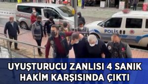 Uyuşturucu zanlısı 4 sanık hakim karşısına çıktı