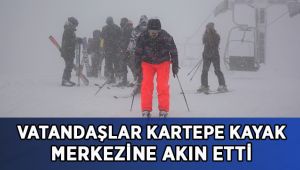 Vatandaşlar kayak merkezlerine akın etti