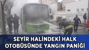 Yangını söndürebilmek için ter döken itfaiye erleri ile tartıştı