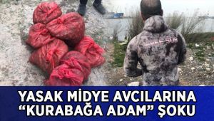 Yasak midye avcılarına ‘Kurbağa Adam’ şoku