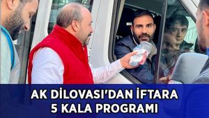 AK Dilovası'dan iftara 5 kala programı