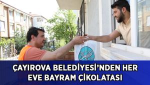 Belediyeden her eve bayram çikolatası