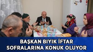 Bıyık, iftar sofralarına konuk oluyor